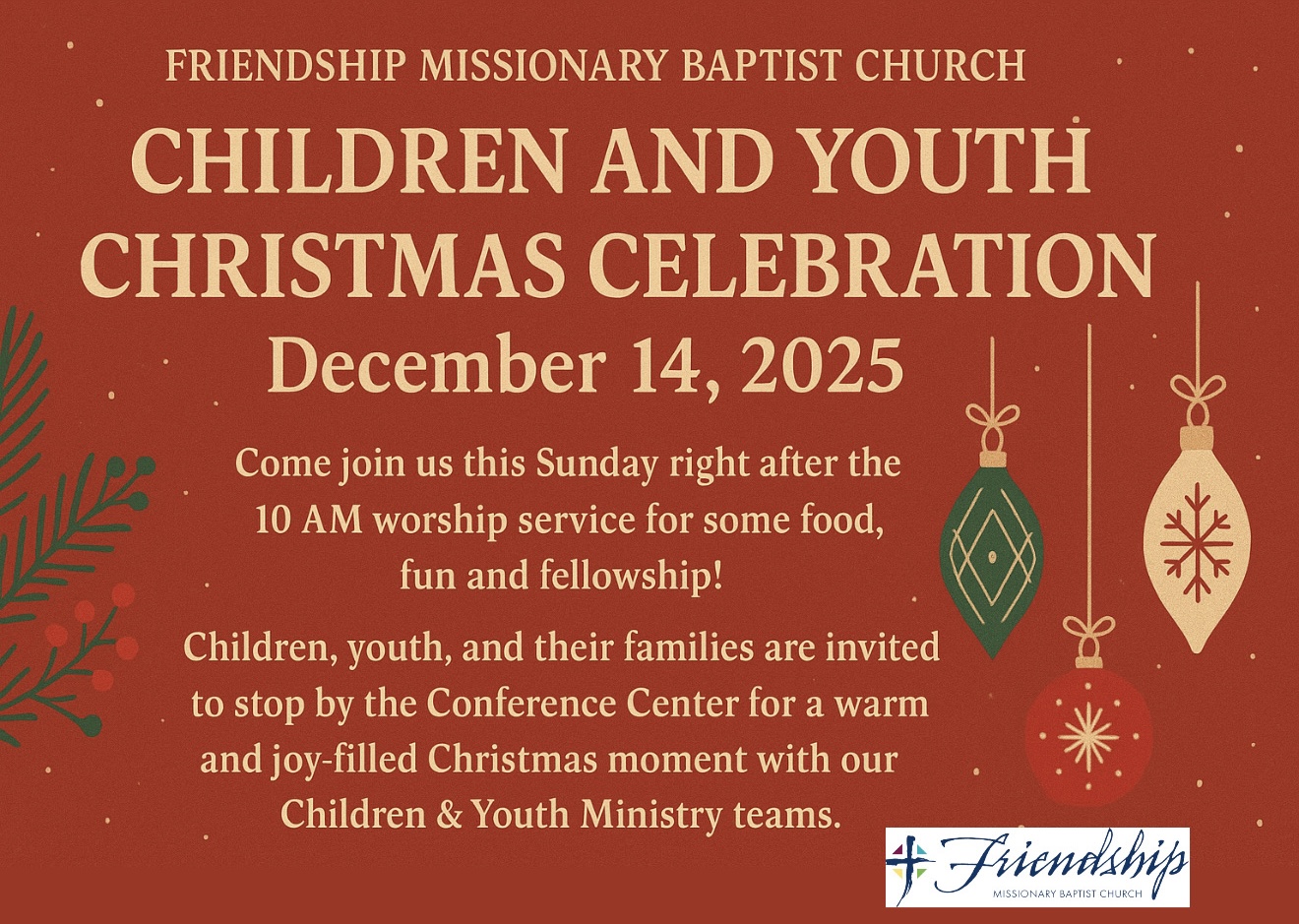Children and Youth Christmas Celebration